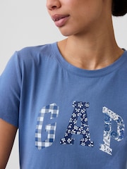 Gap Blue Logo Short Sleeve T-Shirt - Image 4 of 5