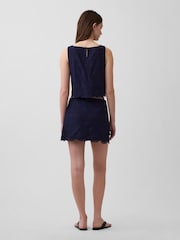 Azul marino - Gap Eyelet Mini Skort - Imagen 2 de 4