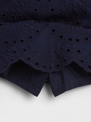Azul marino - Gap Eyelet Mini Skort - Imagen 4 de 4