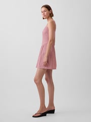 Gap Red Linen-Blend Drop-Waist Mini Dress - Image 3 of 4