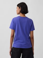 Gap Blue VintageSoft Short Sleeve T-Shirt - Image 2 of 4
