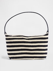 Gap Black Crochet Stripe Mini Bag - Image 1 of 3