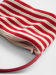 Gap Red Crochet Stripe Mini Bag - Image 3 of 3