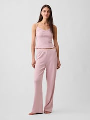 Gap Pink Pointelle Pyjamas Bottoms - Image 4 of 5
