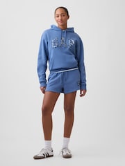 Gap Blue Relaxed Gap Logo Hoodie - Image 3 of 5
