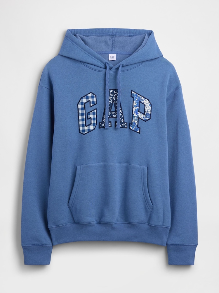 Gap Blue Relaxed Gap Logo Hoodie - Image 5 of 5