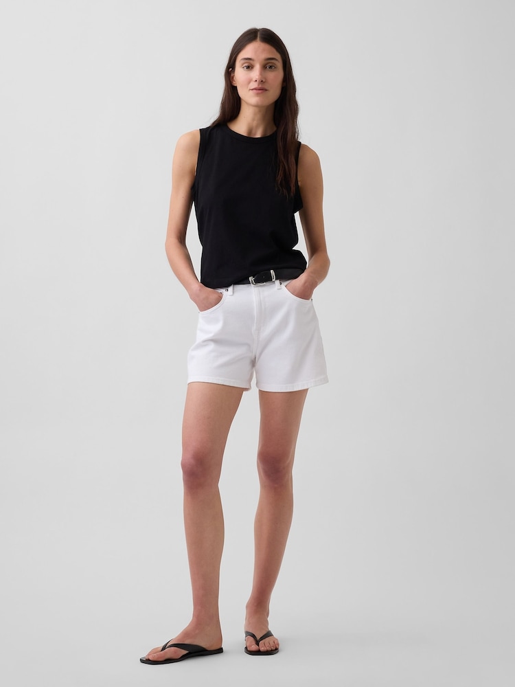 Gap 3.5" High Waisted Denim Shorts - Bild 4 von 4