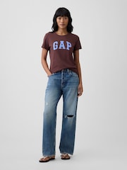 Gap Brown Logo Short Sleeve T-Shirt - Image 3 of 4