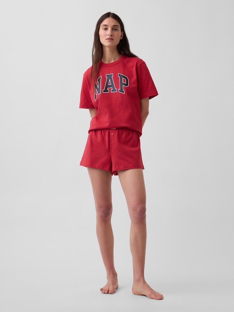 Röd - Gap Pyjamas Boxer Shorts - Bild 5 av 5