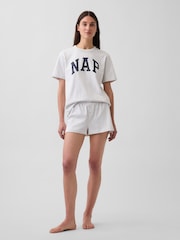Gap Grey NAP Logo Oversized T-Shirt - Image 3 of 4