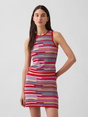 Gap Multi Stripe Crop Knitted Vest - Image 1 of 4