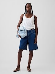 Gap White Linen-Blend Vest Top - Image 3 of 5