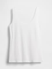 Gap White Linen-Blend Vest Top - Image 4 of 5