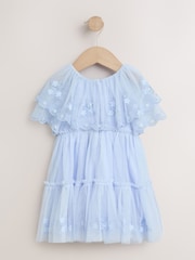Kolor Crvenokosa - Embroidered Mesh Cape Occasion Dress (3mths-8yrs) - Slika 6 od 8