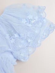 Kolor Crvenokosa - Embroidered Mesh Cape Occasion Dress (3mths-8yrs) - Slika 8 od 8