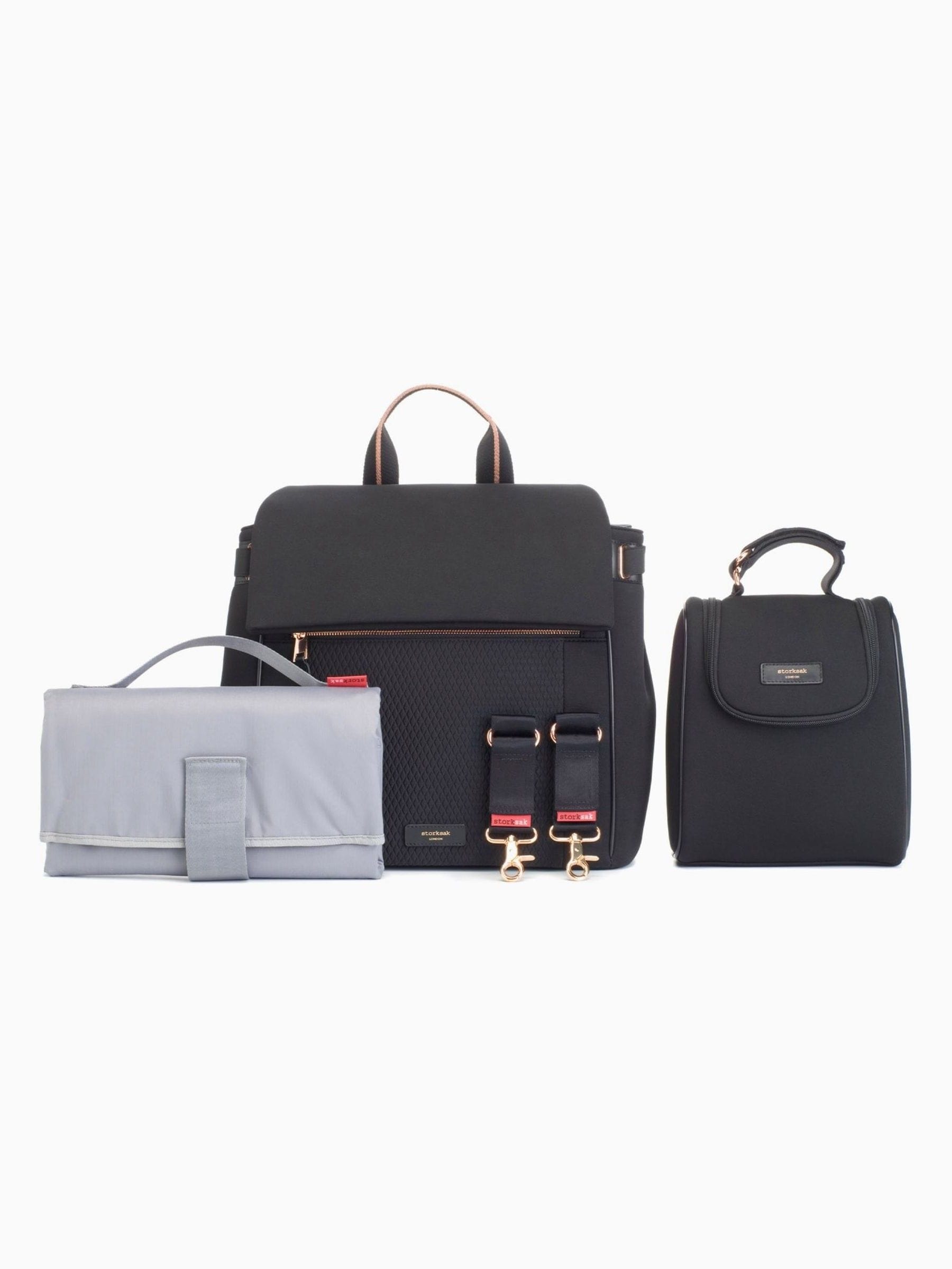 新品未開封 BLACK DESIGN ブラサゲバッグ ブラック Xスタンド 専用 Buy Storksak St James Scuba Changing Black Bag from Next USA