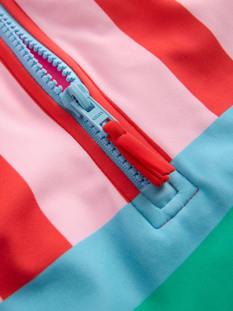 Boden Red Long-Sleeved Swimsuit - Image 4 of 4