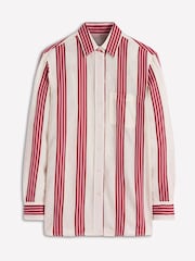 Boden Pink Sadie Relaxed Linen Shirt - Image 7 of 7