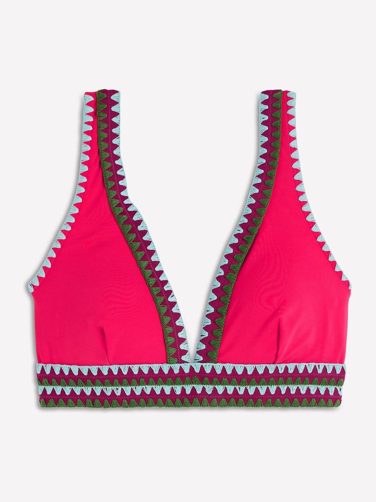 Boden Red Porto Bikini Top - Image 1 of 2