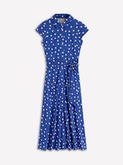 Albastru - Rochie tip cămașă Boden Marcia Jerseu - Imaginea 1 din 5