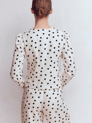 Boden Cream Salisbury Linen Blend Jacket - Image 3 of 6