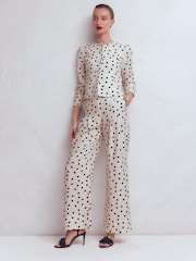 Boden Cream Salisbury Linen Blend Jacket - Image 4 of 6