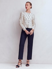 Boden Cream Salisbury Linen Blend Jacket - Image 5 of 6