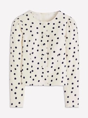 Boden Cream Salisbury Linen Blend Jacket - Image 6 of 6