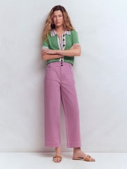 Boden Purple Primrose Patch Pocket Jeans - Image 1 of 6