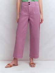 Boden Purple Primrose Patch Pocket Jeans - Image 2 of 6