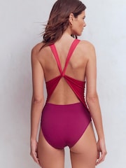 Boden Mykonos Badeanzug mit tiefem V-Ausschnitt - Bild 2 von 8