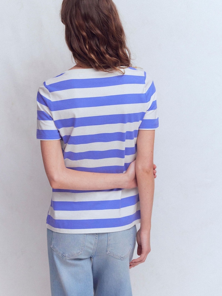 Boden Olivia Short Sleeve Breton T-Shirt - Image 2 of 6