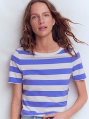 Boden Olivia Short Sleeve Breton T-Shirt - Image 3 of 6