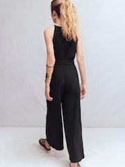 Boden Black Rosa Double Cloth Jumpsuit - Image 3 of 5