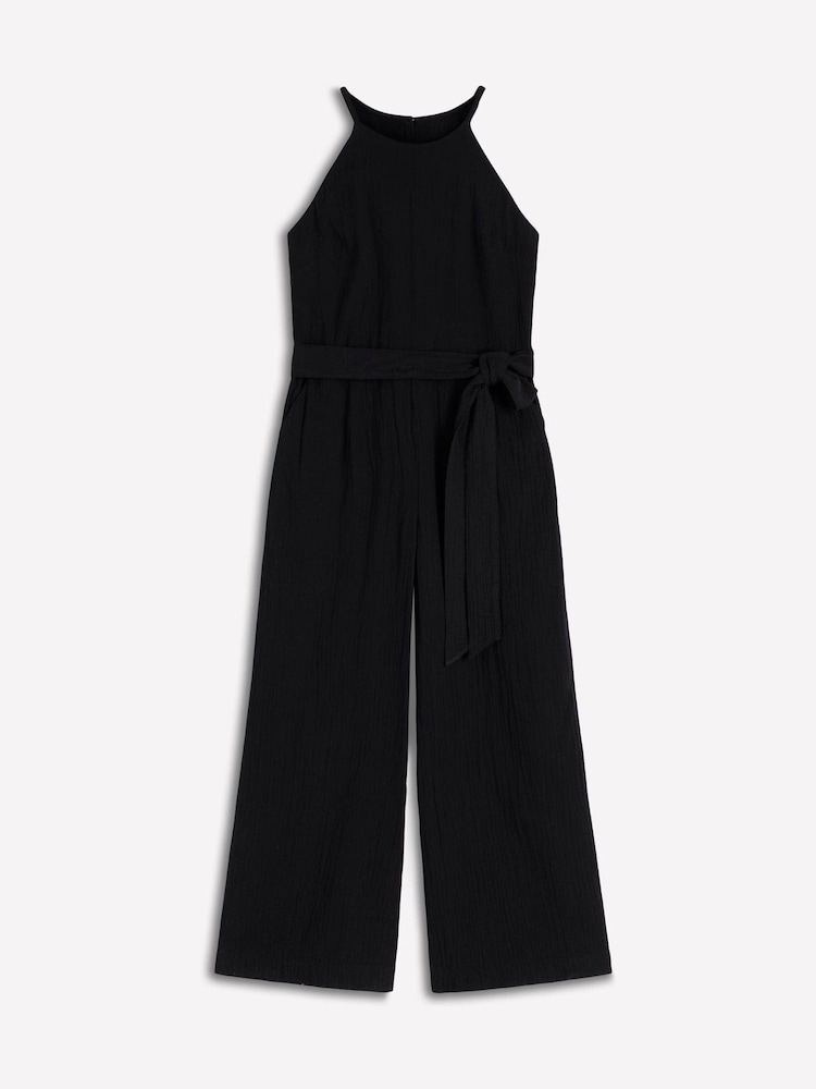 Boden Black Rosa Double Cloth Jumpsuit - Image 5 of 5