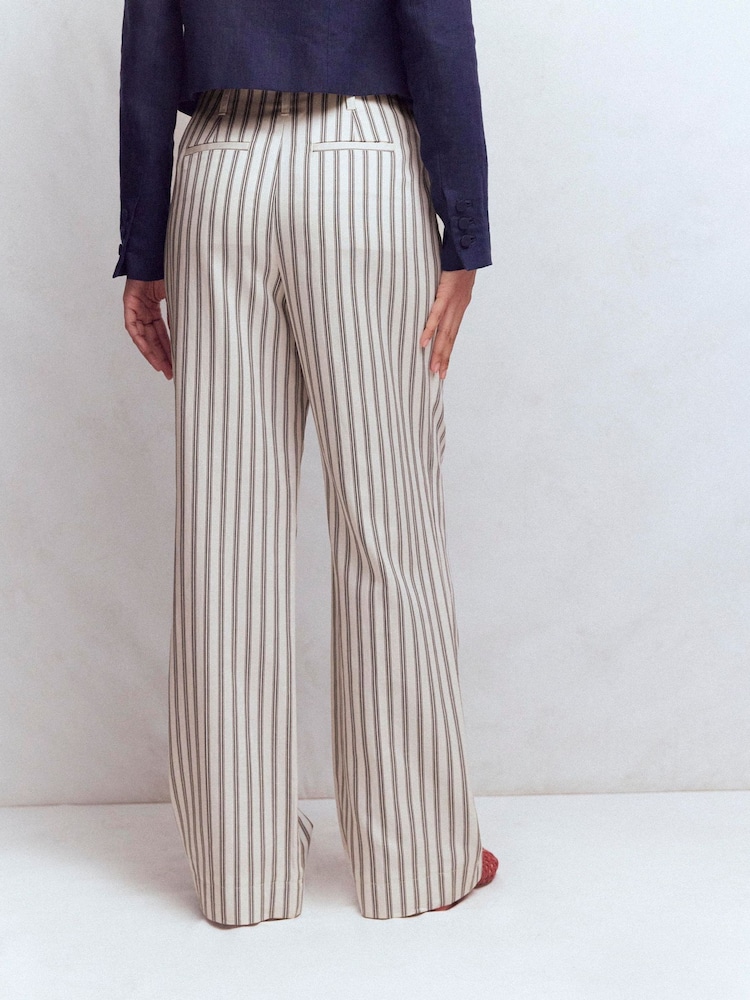 Boden Cream Mayfair Tailored Trousers - Image 2 of 8