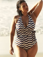 Boden Blue Tilos Tie Side Swimsuit - Image 1 of 3