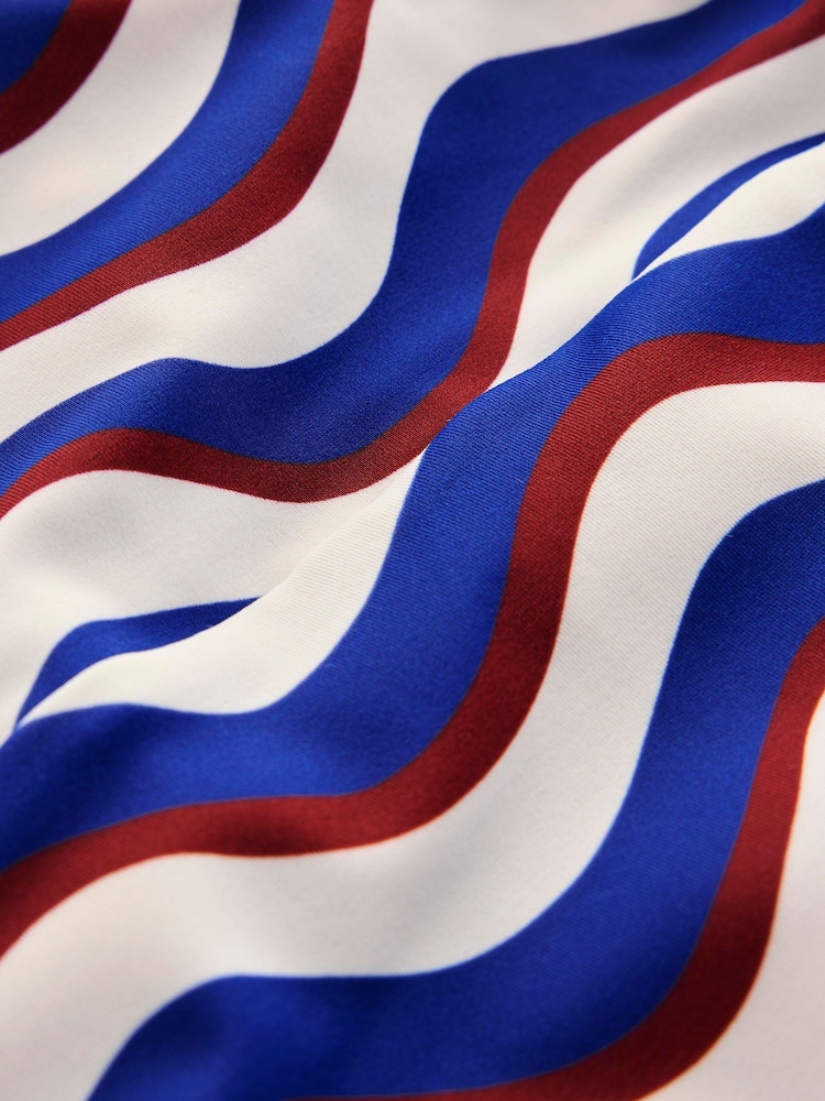 Boden Blue Tilos Tie Side Swimsuit - Image 3 of 3 Boden Blue Tilos Tie Side Swimsuit - Image 3 of 3