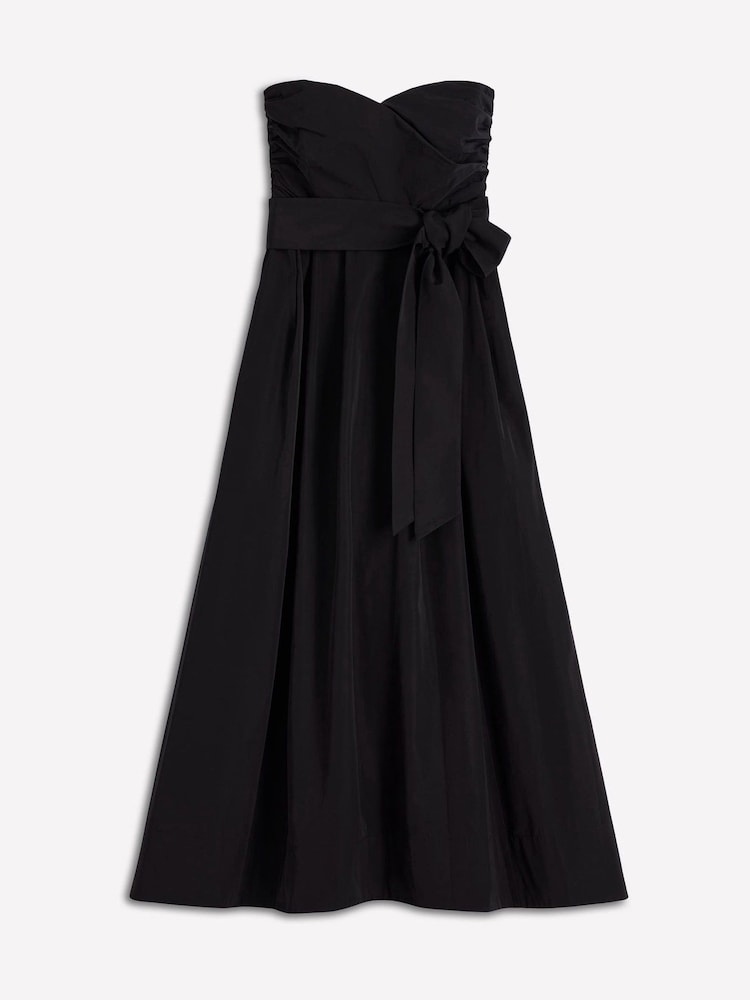 Boden Black Strapless Taffeta Dress - Image 6 of 6 Boden Black Strapless Taffeta Dress - Image 6 of 6