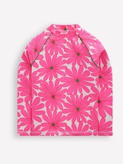 Boden Pink Sun Safe Patterned Rash Vest - Image 1 of 3