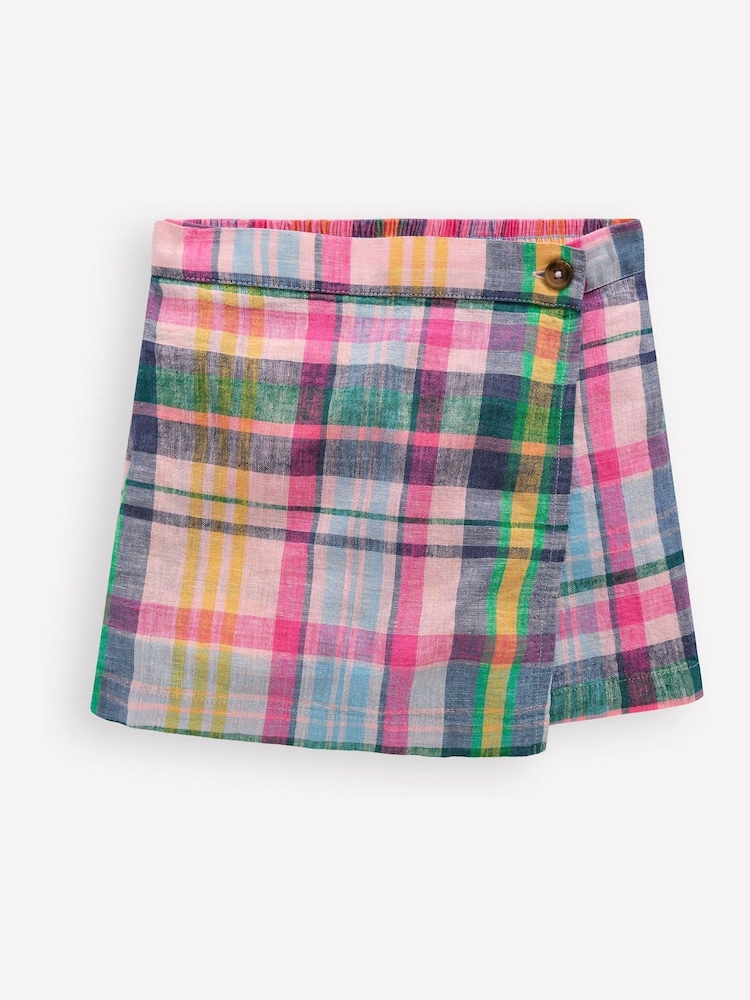 شورت تنورة منسوجة بتصميم ملفوف من Boden - Image 2 of 5