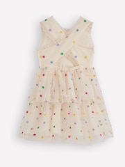 Boden Cream Spot Occasion Dress - Image 2 of 4