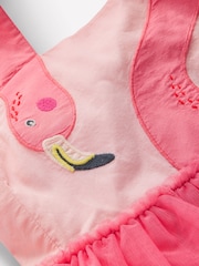 Boden Pink Tulle Mix Logo Dress - Image 4 of 4