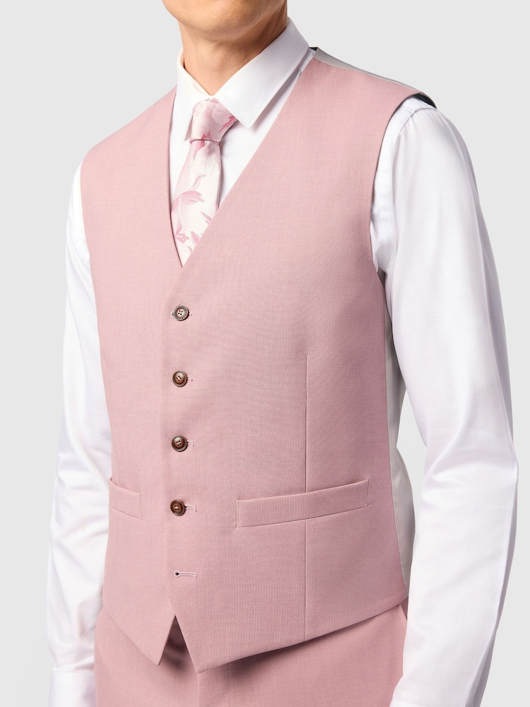 Antique Rogue Pink Plain Waistcoats - Image 2 of 2