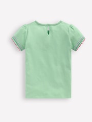 Boden Green Puff Sleeve T-Shirt - Image 2 of 3