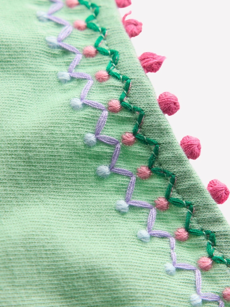 Boden Green Puff Sleeve T-Shirt - Image 3 of 3