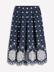 Boden Verity Broderie Poplin Skirt - Image 6 of 6