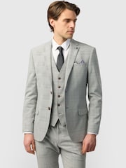 Antique Rogue Grey Monochrome Check Jackets - Image 1 of 4