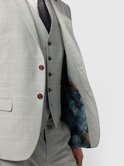 Antique Rogue Grey Monochrome Check Jackets - Image 4 of 4