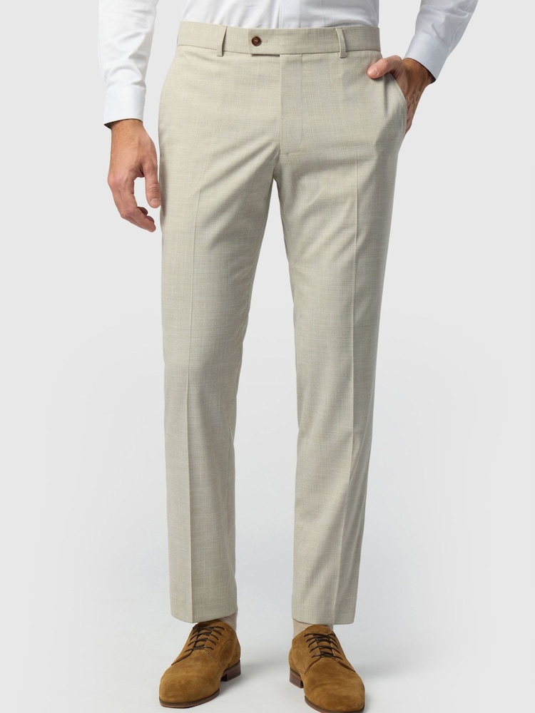 Antique Rogue Cream Check Trousers - Image 1 of 1